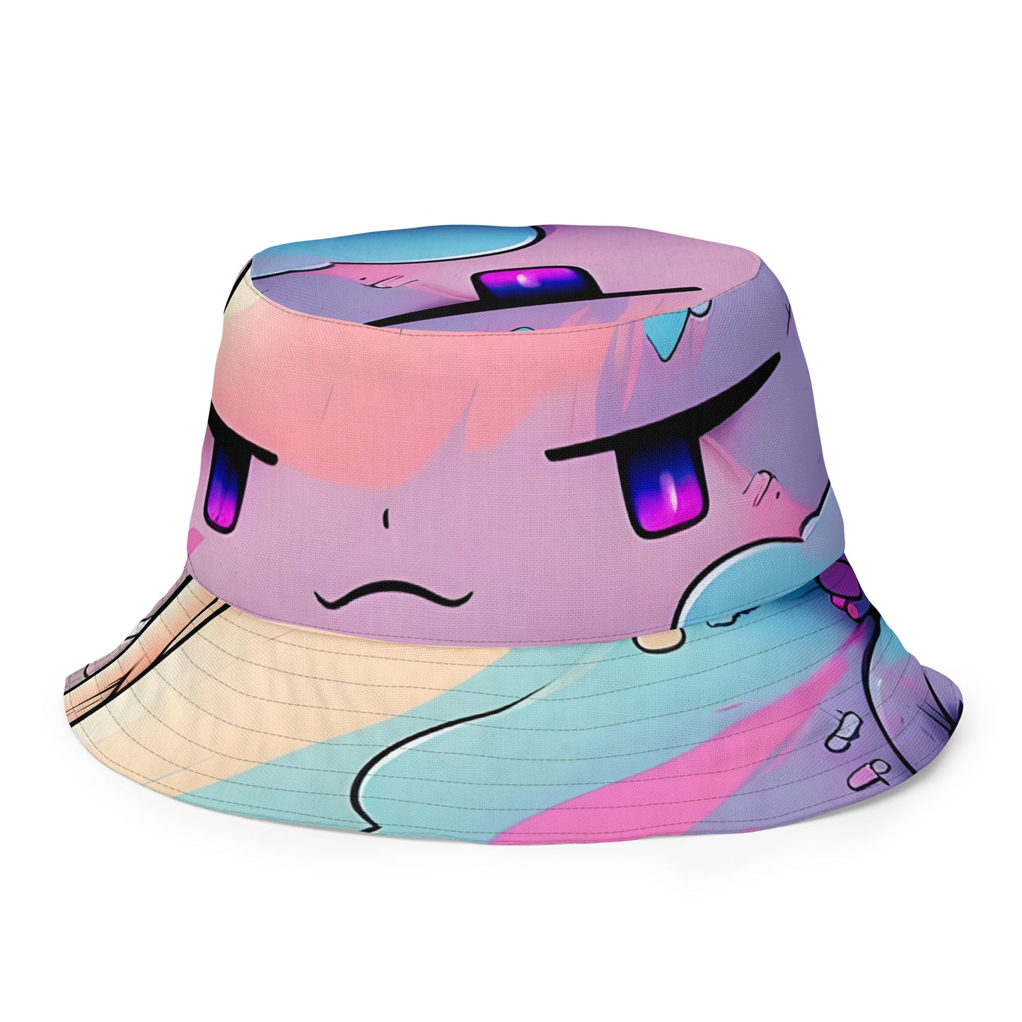 Pink Rainbow Snowcapz / Illuminati - Bucket Hat
