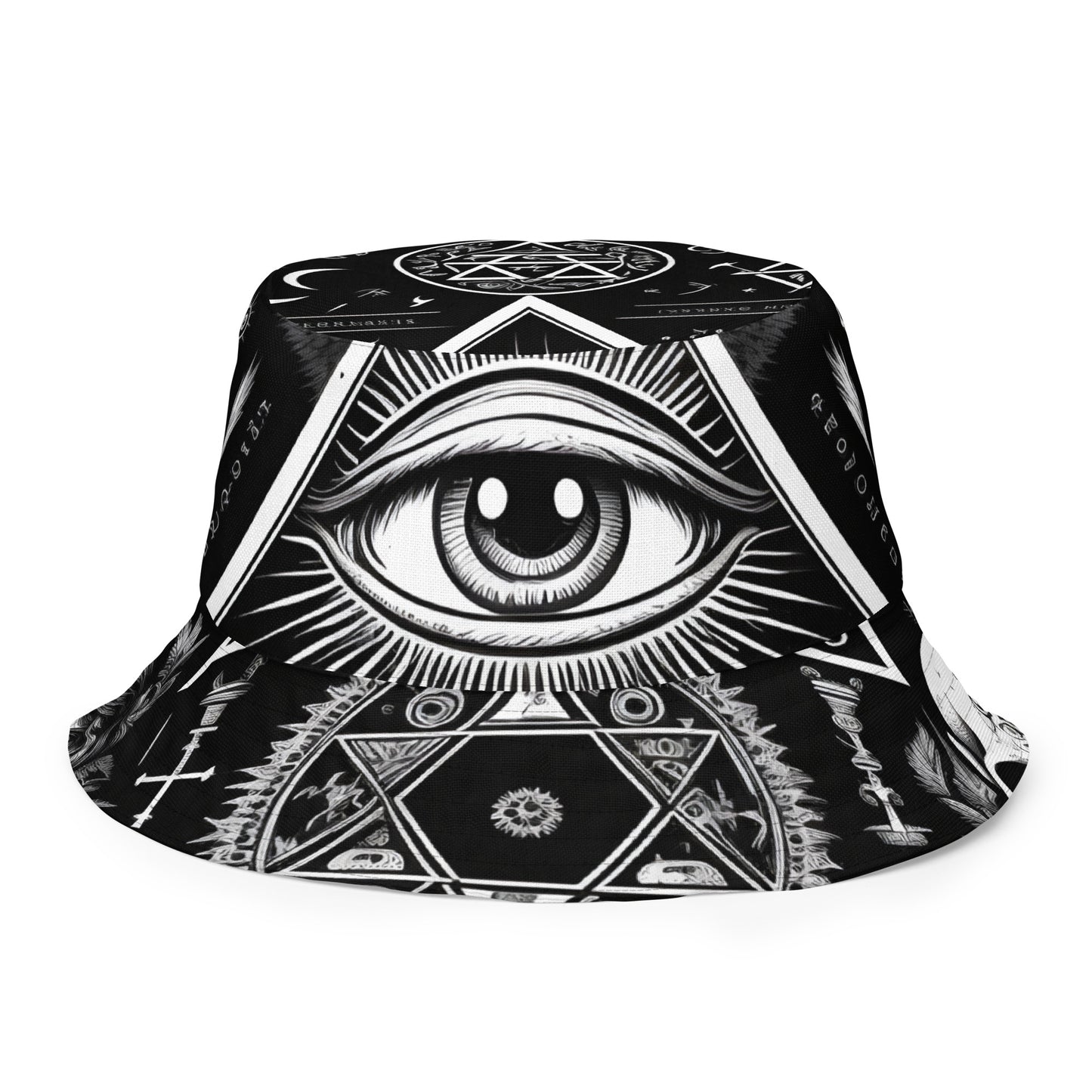 Pink Rainbow Snowcapz / Illuminati - Bucket Hat