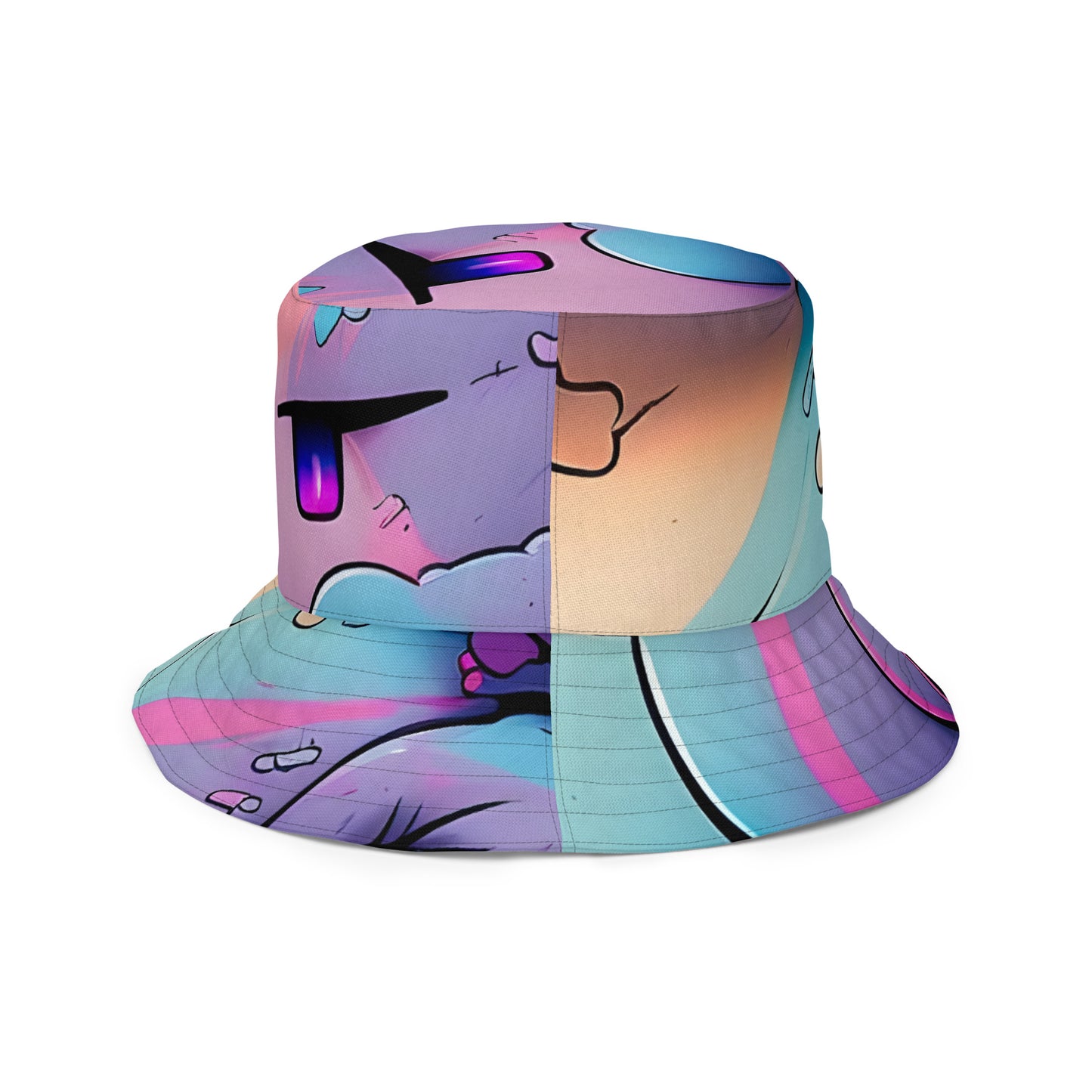 Pink Rainbow Snowcapz / Illuminati - Bucket Hat