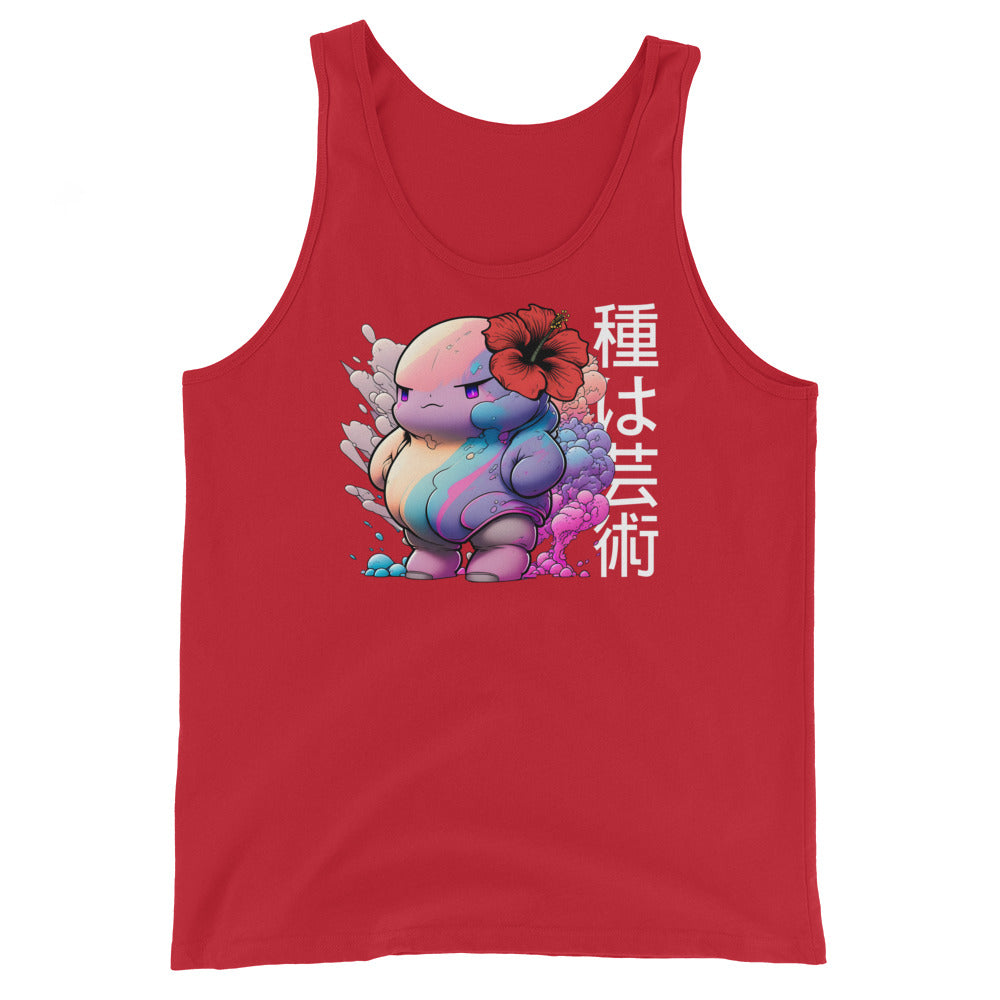 Pink Rainbow Snowcapz - Hawaiian Plumeria Edition - Tank Top