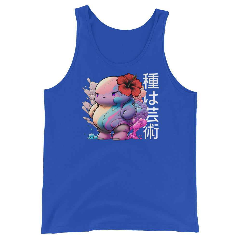 Pink Rainbow Snowcapz - Hawaiian Plumeria Edition - Tank Top
