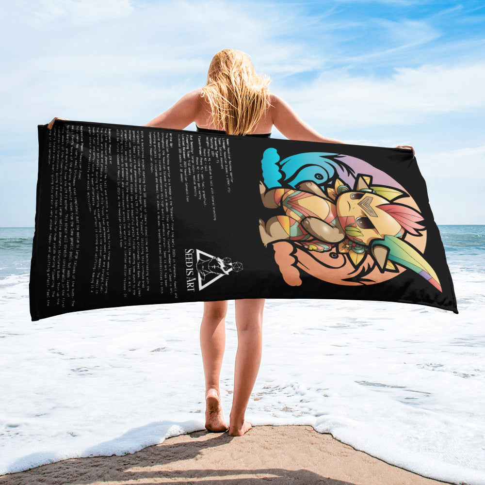 Hawaiian Rainbow Warrior - Beach Towel