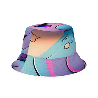 Pink Rainbow Snowcapz / Illuminati - Bucket Hat