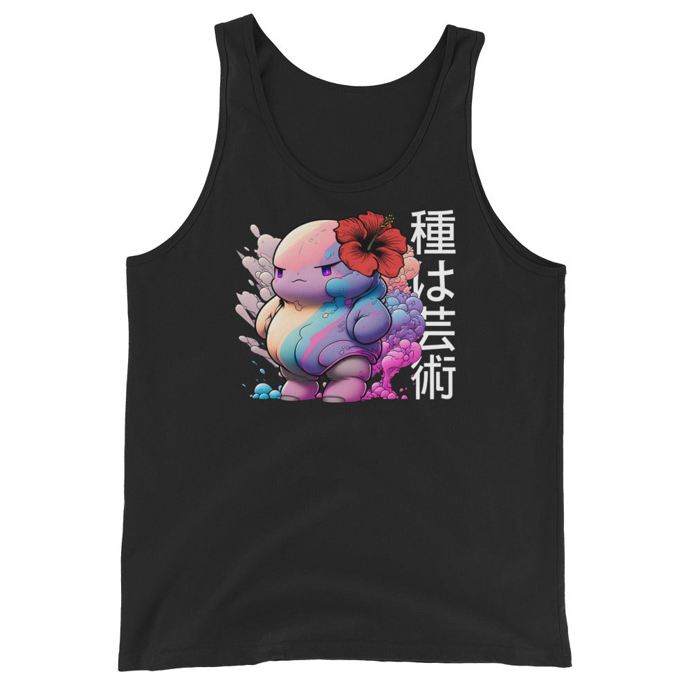 Pink Rainbow Snowcapz - Hawaiian Plumeria Edition - Tank Top