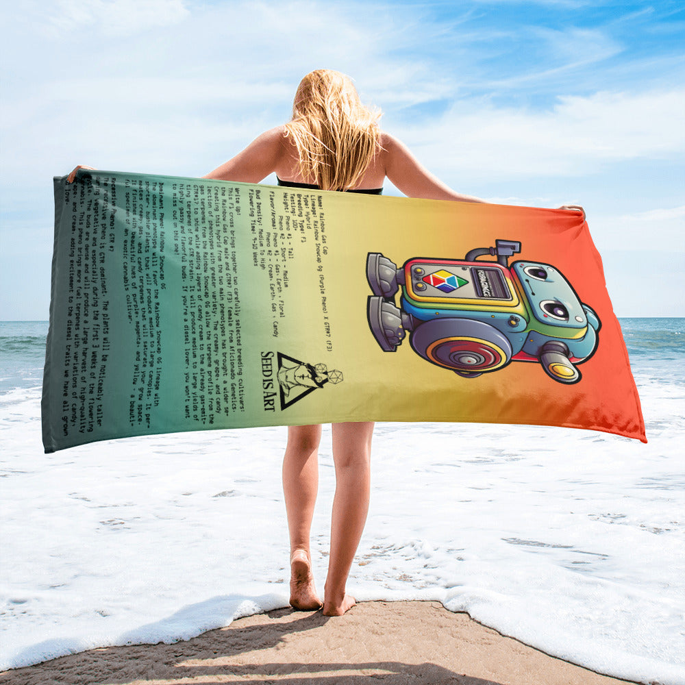 Rainbow Gas Cap - Beach Towel